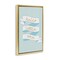 Stupell Industries Blue Hello Little One Floating Frame, design by Amanda Houston
